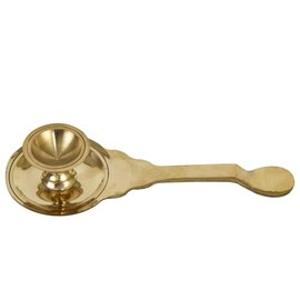 Yuktha Eternals Brass Karpuram Arati Stand for Dhoop Puja | Pooja Room Camphor Dani Holder for Your Mandir Home & Office Decoration | Karpoor-Stand, Medium Size