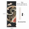 Vtrbwze japanese scroll wall art Decorations Thin Tapestry asian wall