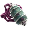 Angelleesa Designs Ltd Large Ruby and Fuchsite Gemstone Crystal Spiral