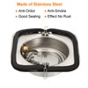 PATIKIL 4 Inch Backdraft Damper, Stainless Steel Flexible Airflow Ducting