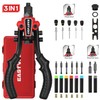 Eastvolt Rivet Nut Tool, 3 in 1 Hand Rivet, Rivet