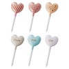 Torne P-3633 Heart Picks 6-Pack Cute Dull Color Lunch Box