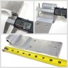 Aluminum Pines Style 3-Hole 2-5/8" x 8-5/8" Door Hinge Semi