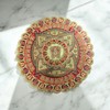 Decorative Rangoli Sticker, Traditional Indian Floor Art, Round Mandala Design