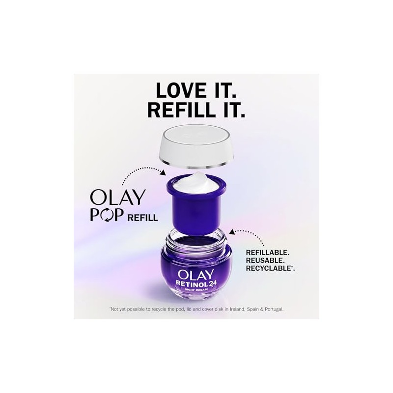 Olay Retinol 24 Night Cream Face Moisturiser, 50ml
