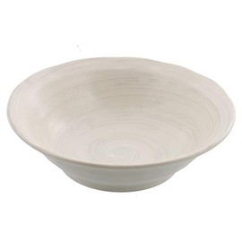 Tableware East Fruit Bowl 5.5 inches (14 cm) Swirl Brush Cream kt-023