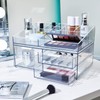 iDesign The Sarah Tanno Collection Wide Plastic Cosmetic Drawer Organizer,
