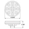 2 Red + 2 White 4" Round Led Stop Turn