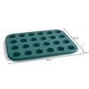 Jamie Oliver JB1465 Muffin Tray, Steel, Atlantic Green