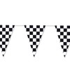 60m PE Black and White Checkered Racing Flag F1 Racing