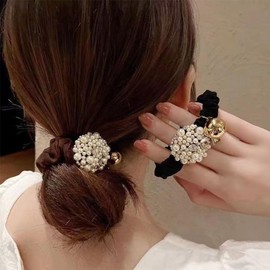 FASELE Hair Rubber Hair Elastic Thin Scrunchie Stylish Elegance Hair Accessory Simple Satin Forest Girl Elegant Elegant Hair Ornament Female High Elasticity Stylish Everyday Work Gift