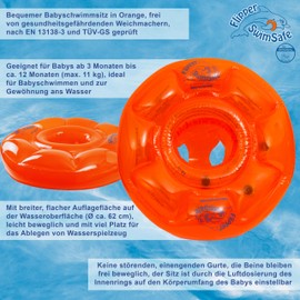 No Name (foreign brand) Flipper SwimSafe Baby - Schwimmsitz ab 3 Monate, up to to 11kg