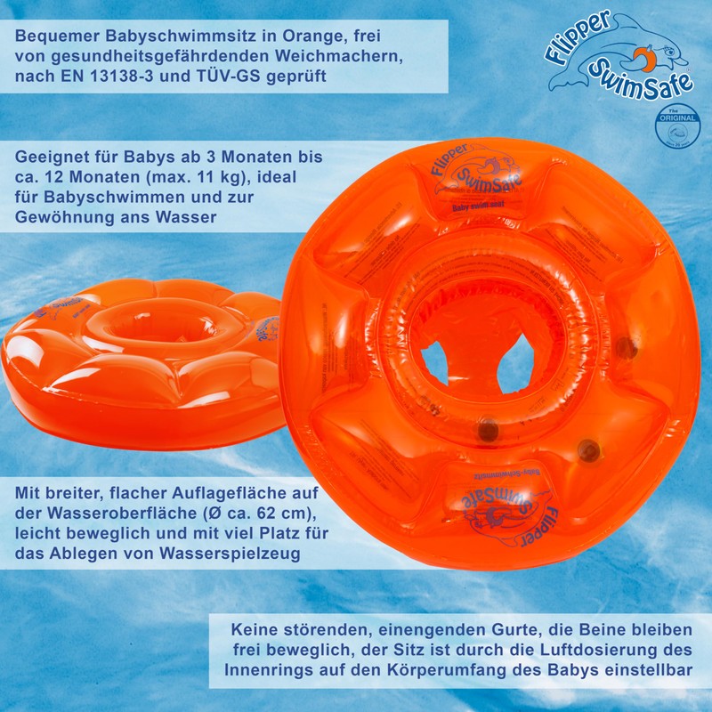 No Name (foreign brand) Flipper SwimSafe Baby - Schwimmsitz ab
