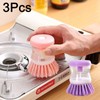 Limeow 3 x Washing Up Brush, Cleaning Brush, Dish Brush,