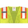 Safety Main Premium High Visibility Surveyor Vest Solid Front Mesh