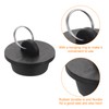uxcell 2pcs Rubber Drain Stopper with Hanging Ring, Bathtub Drain