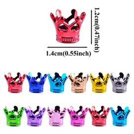 Focal Beads for Pens Bulk Focals for Beaded Pens 60Pcs Crown Focal Beads for Beadable Pens Acrylic Focal Beads for Keychain Making Jewelry Making Bracelet Necklace Crafts Charms