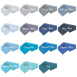 InsideMyNest Shades of Blue Coloured Tissue Paper Sheets 30x20 Premium Quality (20 Sheets) (Turquoise)