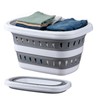 Monozuki Collapsible Plastic Laundry Basket 10.6 gallon(40L) Eco-recycled material- Foldable
