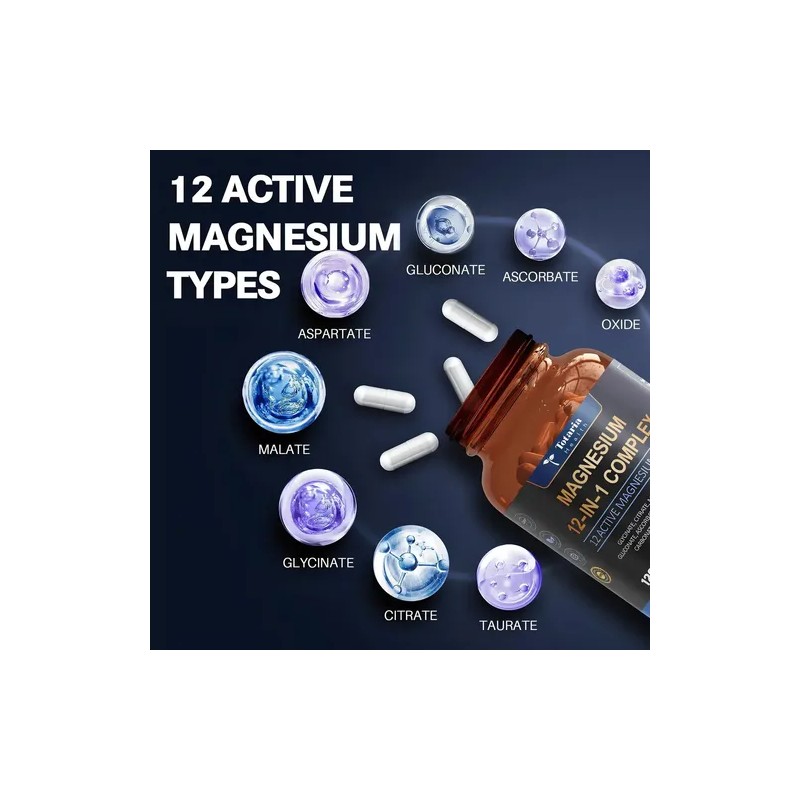 2pcs Complejo Magnesio 120 Caps 700mg