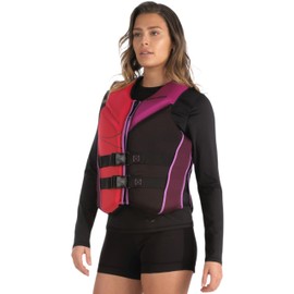 Sea-Doo Freedom Stream Adult Unisex PFD/Life Jacket (Ecoprene) 287001, Lava Red