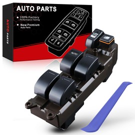 AOTPAT Power Window Switch Fits for:-Toyota Corolla Camry Matrix Sienna Tacoma for:-Scion xA xB for:-Pontiac Vibe 2003 2004 2005 2006 2007 2008 Front Driver Side Master Window Switch OE# 84820AA070