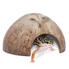 2 Pack Natural Coconut Reptile Hideouts, Lizard, Spider and Aquarium
