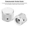 sourcing map 2PCS Guitar Knobs Metal, Volume Tone Control Dome