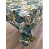 1KDreams Cotton Tablecloth with Leaves and Palm Trees Design 130