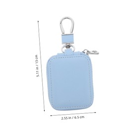 Sosoport Portable Earbud Case Holder Durable PU Protective Carrying Case for Earbuds Earphones and Accessories Multi Functional Storage with Design