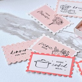 Ginger Ray Gettoni d'amore per San Valentino, con gesti romantici e scatola di fiammiferi, confezione da 10