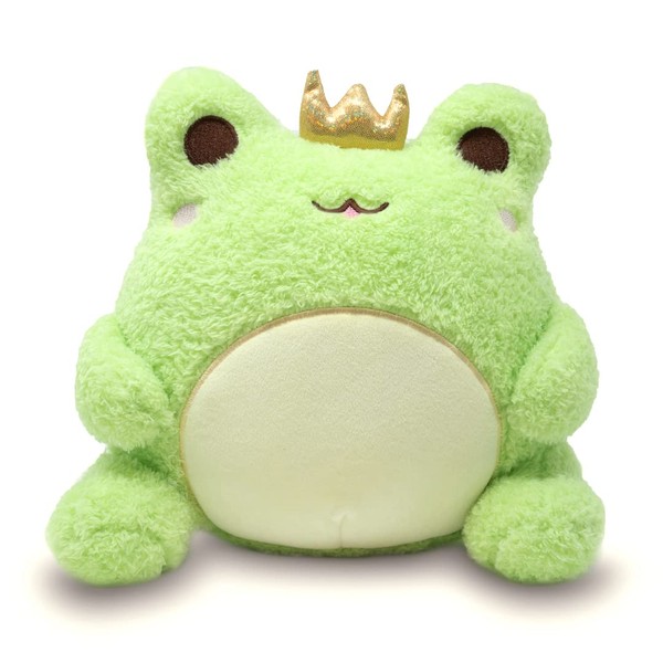 Cuddle Barn PlushGoals - Wawa The Prince Super Soft Cute Kawaii Froggie Collectible Stuffed Animal Plush Toy, 9 inches