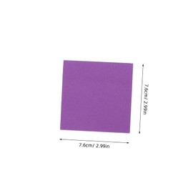 DOITOOL 6pcs Colorful Self Stick Notes Pad Fluorescent for Students Teachers for School Office Home Use Back to School Essentials