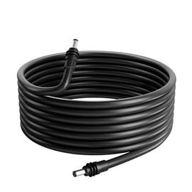 STARGEAR for Starlink Mini Cable 5M, 16AWG DC to DC Power Cable for Starlink Mini Barrel Jack 5A Charging Cord Waterproof Outdoor Black (16.4FT/5M)