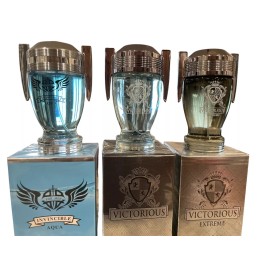 Cologne Victorious Cologne Lot 3 Bottles Aqua / Extreme / Victorious 3.4oz