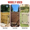 Gate Corner Brace Bracket, Heavy Duty Fence Gate Frame Kit,