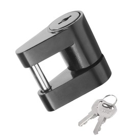 UNLRAE Trailer Lock,Car Accessories Trailer Tongue Lock,Heavy-Duty Steel Coupler Locks,Automotive Towing Hitch Locks,Dia 1/4 Inch,3/4 Inch Span,Fits Most Trailers,Boat,Cars for Protected Towing (2PCS)