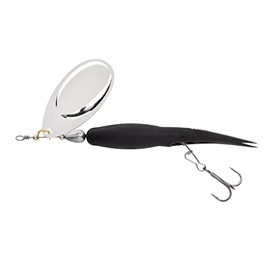 AbuGarcia Salmon Seeker 2.0 125 mm & 130 mm - Fishing Bait (130 mm, Black/Silver)