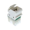 Siemon Universal Cat6 Angled Jack Module, White MX6-02