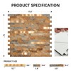 Midcard 10 Sheet Peel and Stick Backsplash PVC Wall Tile,for