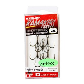 ICHIKAWAFISHING Mantis Treble Short Shank #4