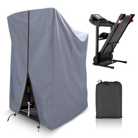 XYZCTEM Treadmill Cover, Dustproof Waterproof Folding Treadmill Cover, Fit for Most Indoor Outdoor Sunscreen Fold-able Treadmills, Grey
