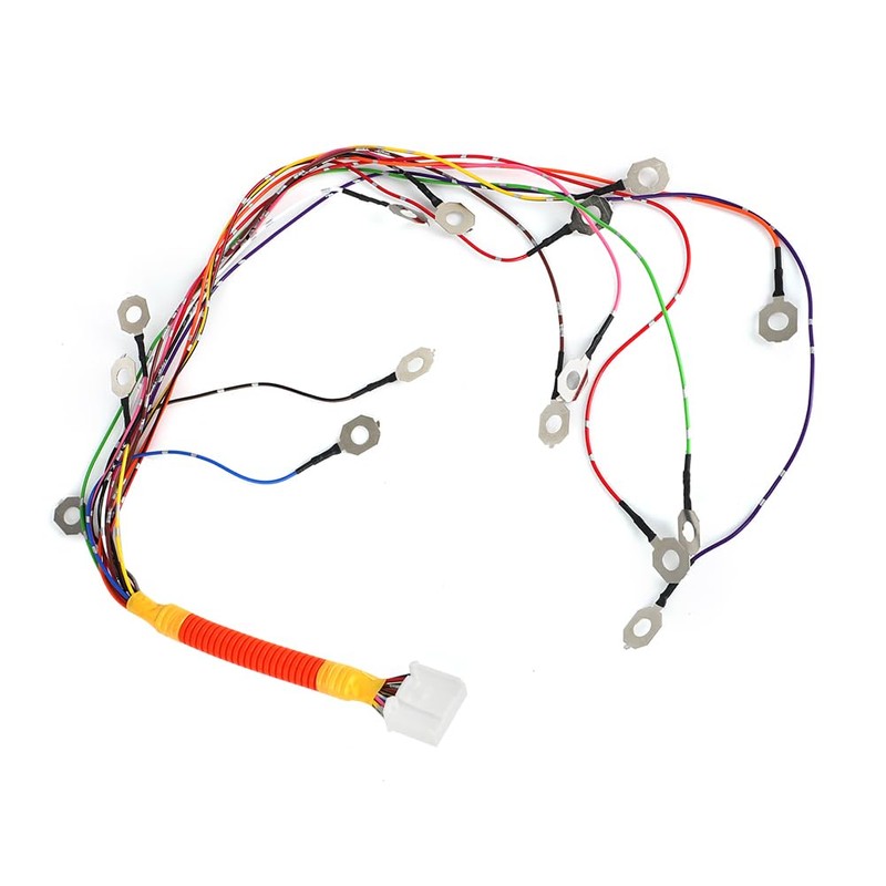 Hybrid Battery Wire Harness with Bus Bars and Nuts for