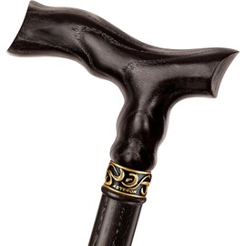 Asterom Walking Cane - Handcrafted, Ergonomic, Wooden Canes for Men, Cool Walking Sticks for Seniors (36 Inches)