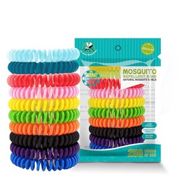 10 Pcs Mosquito Repellent Microfiber Bracelets - Color: two-tone