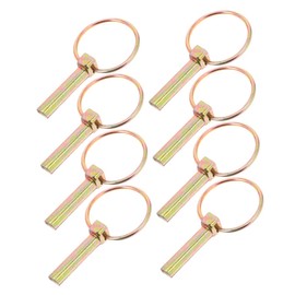 CHILDWEET 8pcs Heavy Duty Safety Lynch Pins for Secure Connection with Trucks Tractors Mowers and Carts Reliable Theft Locking Mechanism for Safe Transportation
