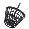Black Golf Ball Basket Nylon Plastic Golfball Container Golf Ball