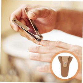 Healvian Multi-functional Nail Clipper Protective Cover Cuticle Scissors Pouch Manicure Scissor Holder Trimming Shears Storage Comfortable Grip