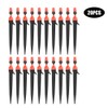 20Pcs Adjustable Micro Sprinkler Garden Drip Spray Nozzle Irrigation Watering