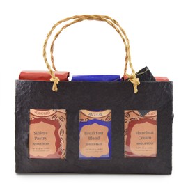 Churchill Coffee Gift Set - Three 12 oz bags - Sinless Pastry - Hazelnut Cream - Breakfast Blend - Whole Bean